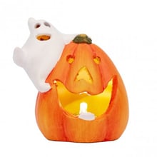 Статуетка Yes! Fun Хелловін "Pumpkin and ghost" 8 см LED (974190): undefined undefined