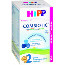 Дитяча Суміш Hipp Combiotic 2, 900 гр (9062300138778): Тип Суміші молочні