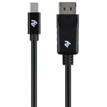 Кабель и переходник 2E mini DisplayPort - DisplayPort (M/M) 2 м Black (2E-W1704): Тип кабель