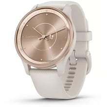 Смарт-часы Garmin Vivomove Trend Peach Gold Stainless Steel Bezel with Ivory Case and Silicone Band (010-02665-01)