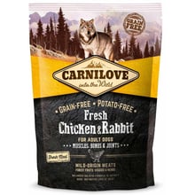 Сухий корм Carnilove Fresh Chicken Rabbit для дорослих собак всіх порід курка і кролик 1.5 кг (8595602527502): Тип Сухий корм