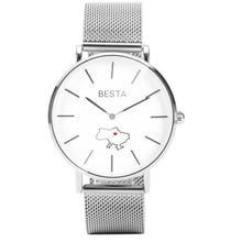 Наручний годинник Besta Love UA Silver: Стиль Классический