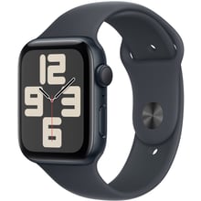 Apple Watch SE 2 2024 40mm GPS Midnight Aluminum Case with Midnight Sport Band - M/L (MXE93QH/A): Размер 40mm