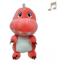 М'яка музична іграшка Копіця Дракоша Фредді 28 см рожевий (21529)