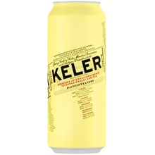 Упаковка пива Keler Lager, світле фільтроване, 6.5% 0.5л х 24 банки (EUR8410793186126): Об'єм, л 0.5