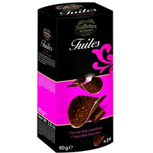 Чипсы Truffettes de France из черного шоколада 80 г (3472710044822)