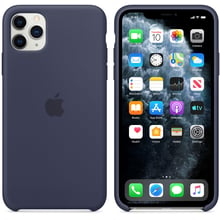 Аксесуар для iPhone Apple Silicone Case Midnight Blue (MWYW2) for iPhone 11 Pro Max: Колір синій