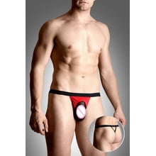 Чоловічі труси SoftLine - Mens thongs 4494, XL (black/red): Для кого Для мужчин