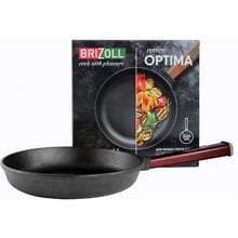 Сковорода Brizoll Optima-Bordo 22х4.25 см (O2240-P2): Тип сковороди Традиційна