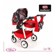 Коляска для куклы Adbor Lily Sport LS-18, 18, красный (LS-18): Производитель Adbor