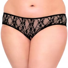 Жіночі стрінги SoftLine - String 2472, Plus Size, XL (black): Для кого Для женщин