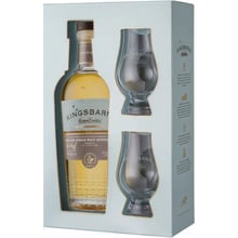 Віскі Kingsbarns Doocot 7 YO Single Malt Scotch Whisky & 2 Glencairns gift pack 46%, 0.7 л + 2 келихи (WHS811929031118): Об'єм, л 0.7