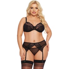 Комплект білизни SoftLine - Marella, XXXL (black): Для кого Для женщин