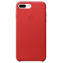 Чехол для iPhone Apple Leather Case (PRODUCT) Red (MMYK2/MQHN2) for iPhone 8 Plus/iPhone 7 Plus: Цвет красный