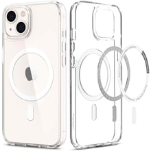 Чехол для iPhone Spigen Ultra Hybrid Mag Safe White (ACS03528) for iPhone 13: Цвет белый