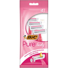 BIC Pure 3 Lady Pink Набор бритв без сменных картриджей 4 шт.: Вид Бритвенные станки