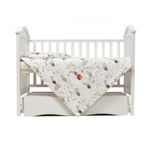 Змінне ліжко Twins Comfort Soft (фланель) 3010-TS-202, Rabbits, беж світлий: Тип постельный комплект