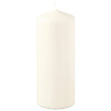 Блокова свічка без запаху ІКЕА Fenomen 14 см Натуральний (20528411)