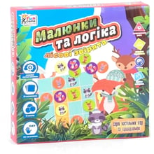 Настільна гра 4FUN Game Club Малюнки та логіка - Лісові звірята (UKB-B 0032): Виробник 4FUN Game Club