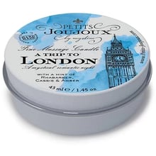 Масажна свечa Mystim Petits Joujoux - London - Rhubarb, Cassis and Ambra (43 мл): Тип Свічка