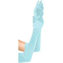 Длинные перчатки Leg Avenue Extra Long Satin Gloves light blue: Для кого Для женщин