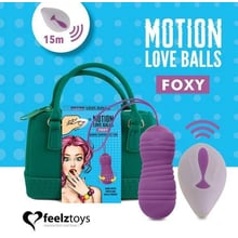 Вагінальні кульки з перловим масажем FeelzToys Motion Love Balls Foxy: Для кого Для жінок