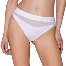 Трусики з прозорою вставкою Passion PS006 PANTIES white, size XL: Для кого Для жінок