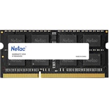 Netac 4 GB SO-DIMM DDR3L 1600 MHz (NTBSD3N16SP-04): Тип DDR3L