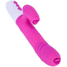 Вібратор BOSS FoxShow Silicone Heating and Thrusting Vibrator Purple: Для кого Для женщин