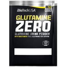 Амінокислота для спорту BioTechUSA Glutamine Zero 12 g /sample/ Ice Tea-Peach: Тип глютамин