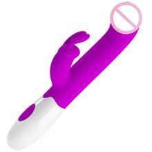 Вібратор-кролик із великою головкою Pretty Love Scentaur Clit Vibrator Purple: Для кого Для женщин