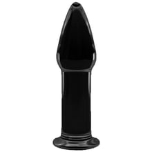 Анальний затор LoveToy Glass Romance Dildo GS12 Black: Для кого Унисекс