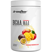 Амінокислота для спорту IronFlex Nutrition BCAA Performance 8-1-1 400 g / 80 servings / Mango Maracuja: Тип BCAA