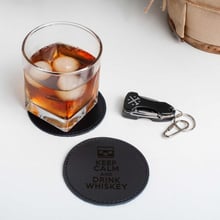 Багаття-підставка шкіряна BeriDari "Keep calm and drink whiskey": Виробник BeriDari