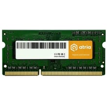 ATRIA 8 GB SO-DIMM DDR3 1600 MHz (UAT31600CL11SK1/8): Тип DDR3