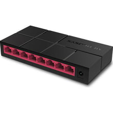 Сетевой коммутатор Mercusys MS108G: Порты только Gigabit Ethernet (10/100/1000)