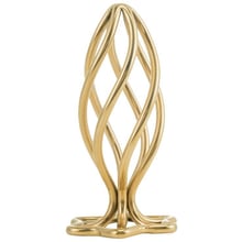 Анальний затор LOCKINK Sevanda Hollow Spiral Golden Metal Anal Plug - S size: Для кого Унисекс