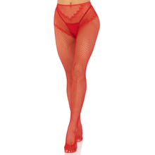 Колготки Leg Avenue Crotchless Net Tights with Heart Backseam Red One Size: Для кого Для женщин