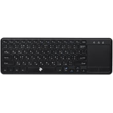 Клавиатура 2E KT100 WL (2E-KT100WB) Black: Подключение беспроводное