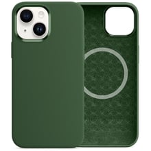 Аксесуар для iPhone Comma Magnetic Silicone Nature Series Green для iPhone 15: Колір зелений