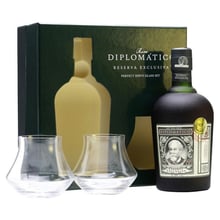 Ром Reserva Exclusiva Diplomatico (0,7 л) + 2 glasses (BW34449): Об'єм, л 0.7