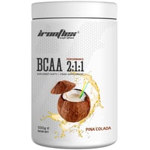 Амінокислота для спорту Iron Flex BCAA Performance 2-1-1 500 g / 100 servings / Pina Colada: Тип BCAA