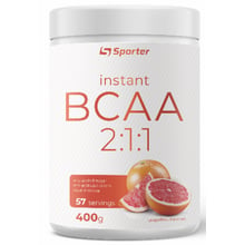 Амінокислота для спорту Sporter Instant BCAA 400 g /57 servings/ Grapefruit: Тип BCAA