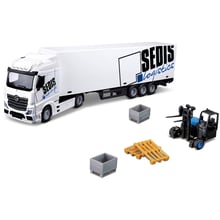 Ігровий набір Bburago Фура Mercsdes-Benz Actros c навантажувачем 1:43 (18-31471): Виробник Bburago