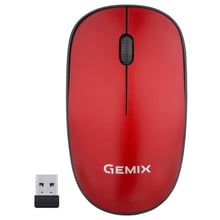 Мышь Gemix GM195 Wireless Red (GM195Rd): Интерфейс подключения Wireless