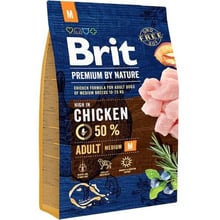 Сухий корм Brit Premium Dog Adult M для собак середніх порід 3 кг (8595602526352): Тип Сухий корм