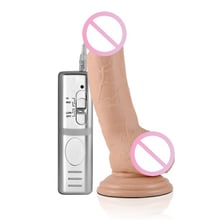 Вібратор LoveToy Real Extreme 7" Dildo Vibrating Flesh: Для кого Для женщин