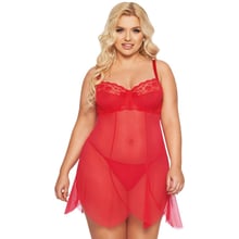 Пеньюар SoftLine Carla Red, 2XL: Для кого Для жінок