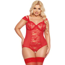 Боді SoftLine Dora, XXXL (red): Для кого Для женщин