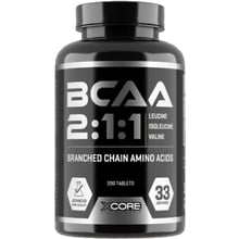 Амінокислота для спорту Prozis Xcore BCAA 2:1:1 Vegan 200 tabs: Тип BCAA